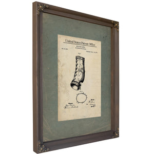 United States Patent No. 12188 Stocking for Horses by William Lewis December 12 1871 — Bourbon Framed Canvas Print | Bella Fr