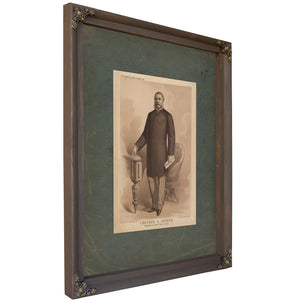 Chester a Arthur President of the United States 1881 — Bourbon Framed Canvas Print | Bella Frye