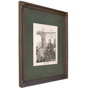 Abraham Lincoln President of the Us 1862 1864 — Bourbon Framed Canvas Print | Bella Frye
