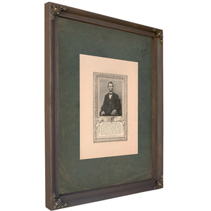 Abraham Lincoln 1918 — Bourbon Framed Canvas Print | Bella Frye