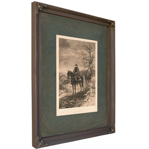 In the Dark Days Ulysses S Grant 1885 — Bourbon Framed Canvas Print | Bella Frye