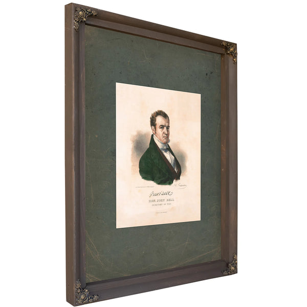 Hon John Bell Secretary of War 1841 — Bourbon Framed Canvas Print | Bella Frye