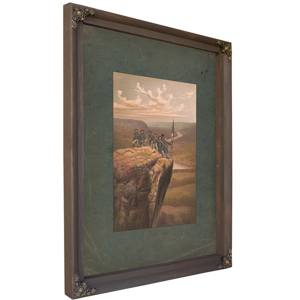 Union Soldiers at Point Lookout Tennessee 1863 188 1 — Bourbon Framed Canvas Print | Bella Frye