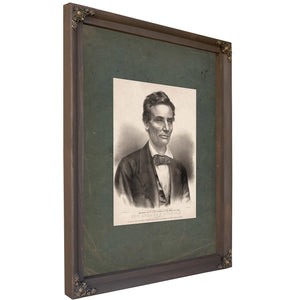 Hon Abraham Lincoln of Illinois National Republican Candidate for Sixteenth President of the United States 186 — Bourbon Fram