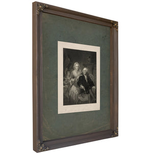 Washington at Home 1867 — Bourbon Framed Canvas Print | Bella Frye