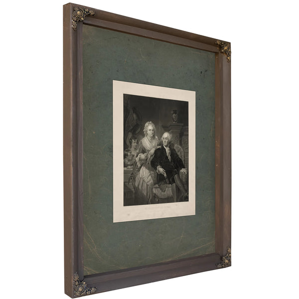 Washington at Home 1867 — Bourbon Framed Canvas Print | Bella Frye