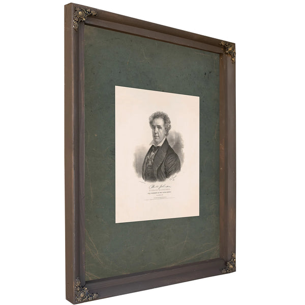 Richard M Johnson Vice President of the United States 184 — Bourbon Framed Canvas Print | Bella Frye