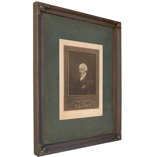 His Excellency Elbridge Gerry Lld Governour of Massachusetts 1811 — Bourbon Framed Canvas Print | Bella Frye