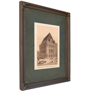 New Chamber of Commerce Building Cinti O 189 — Bourbon Framed Canvas Print | Bella Frye