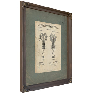 The Hudson Corkscrew Patent of 1886 — a Victorian Mechanical Marvel — Framed Wall Art Room View | Bella Frye