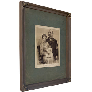The Cleveland Family 1893 — Bourbon Framed Canvas Print | Bella Frye