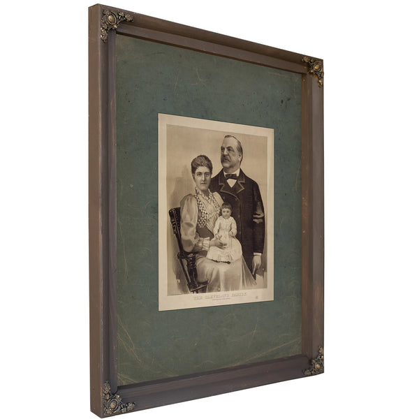 The Cleveland Family 1893 — Bourbon Framed Canvas Print | Bella Frye