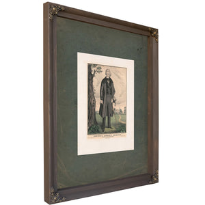 General Andrew Jackson_ the Hero the Sage and the Patriot 1845 — Bourbon Framed Canvas Print | Bella Frye