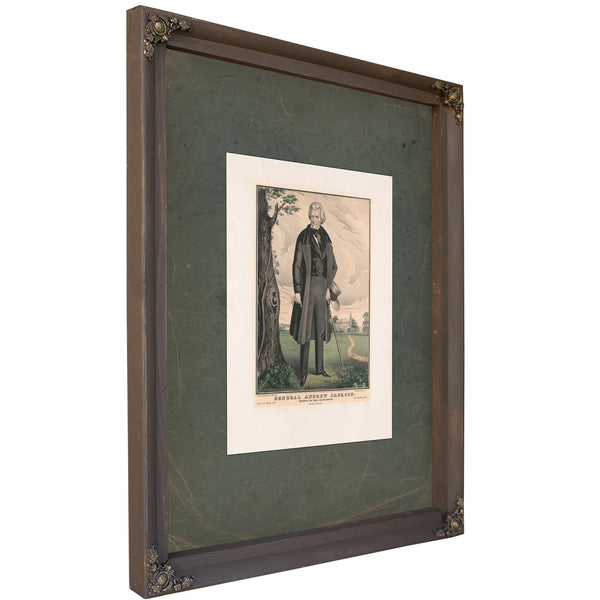 General Andrew Jackson_ the Hero the Sage and the Patriot 1845 — Bourbon Framed Canvas Print | Bella Frye