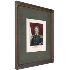 Winfield Scott the Peoples Choice for Thirteenth President of the United States 1847 — Bourbon Framed Canvas Print | Bella Fr