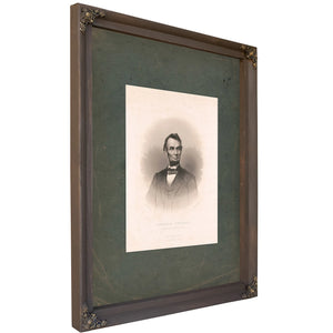 Abraham Lincoln 19th Century 3 — Bourbon Framed Canvas Print | Bella Frye