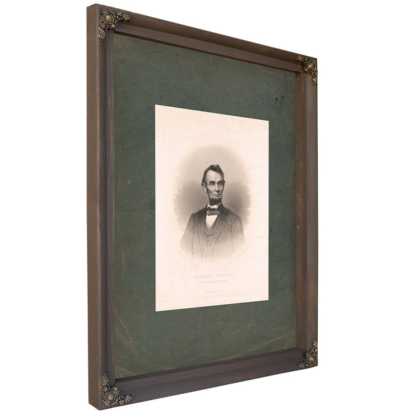 Abraham Lincoln 19th Century 3 — Bourbon Framed Canvas Print | Bella Frye