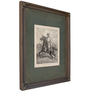 Colonel Theodore Roosevelt Usv 19th Century — Bourbon Framed Canvas Print | Bella Frye