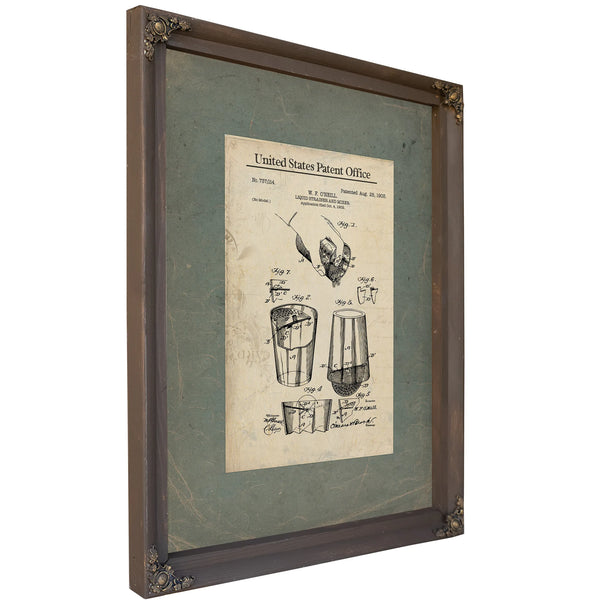 The Bartenders Secret Patent No. 73714 — Framed Wall Art Room View | Bella Frye