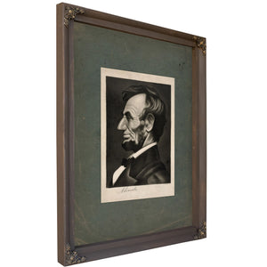 Abraham Lincoln 19th Century 2 — Bourbon Framed Canvas Print | Bella Frye