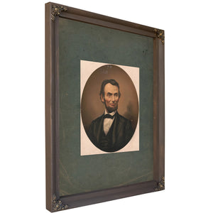 Abraham Lincoln 186 1865 1 — Bourbon Framed Canvas Print | Bella Frye