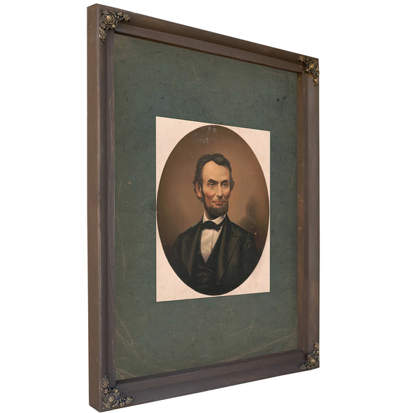 Abraham Lincoln 186 1865 1 — Bourbon Framed Canvas Print | Bella Frye