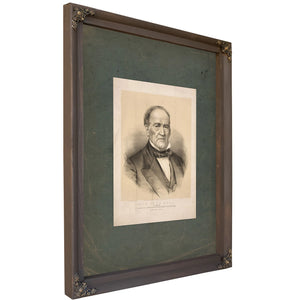 Hon John Bell of Tennessee National Union Candidate for Sixteenth President of the United States 186 — Bourbon Framed Canvas 