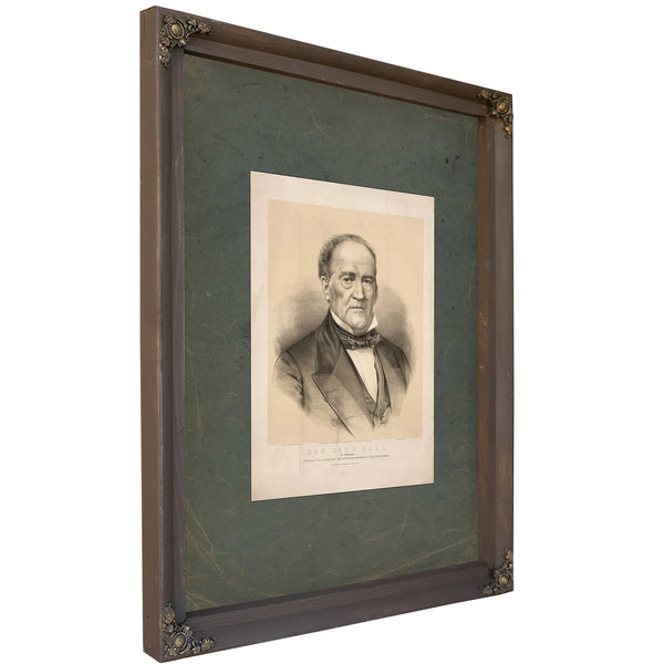 Hon John Bell of Tennessee National Union Candidate for Sixteenth President of the United States 186 — Bourbon Framed Canvas 