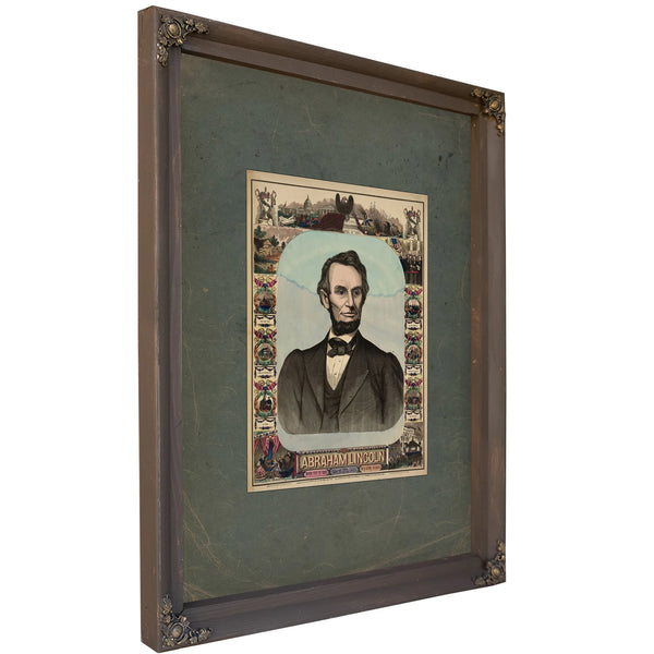Abraham Lincoln 1865 2 — Bourbon Framed Canvas Print | Bella Frye