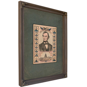 Our Patriots of the War Abraham Lincoln 1863 — Bourbon Framed Canvas Print | Bella Frye