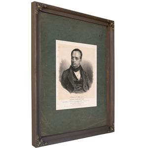 Nathaniel P Tallmadge Senator From New York 1839 — Bourbon Framed Canvas Print | Bella Frye