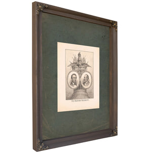 Our Martyred Presidents 1881 — Bourbon Framed Canvas Print | Bella Frye