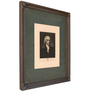 James Madison 1911 — Bourbon Framed Canvas Print | Bella Frye