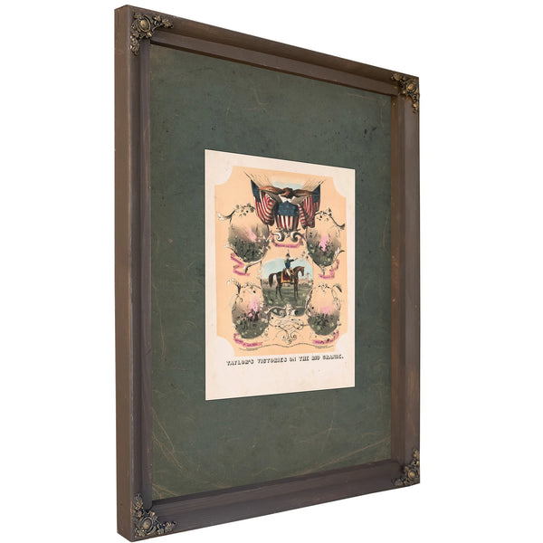 Taylors Victories on the Rio Grande 1846 — Bourbon Framed Canvas Print | Bella Frye