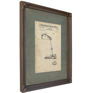 The Draftsmans Midnight Companion Patent No. 2543926 — Framed Wall Art Room View | Bella Frye