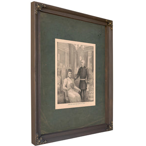 Admiral George Dewey and Mrs Susan Boardman Goodwin Dewey at Home 19 — Bourbon Framed Canvas Print | Bella Frye