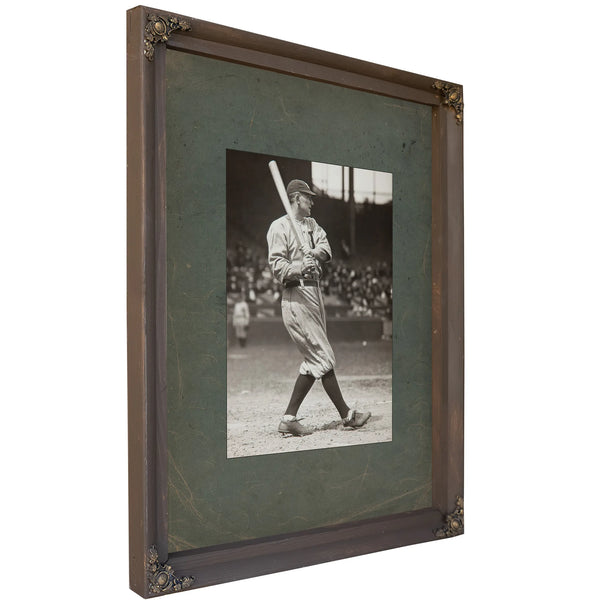 Ty Cobb Paul Thompson Cropped — Bourbon Framed Canvas Print | Bella Frye