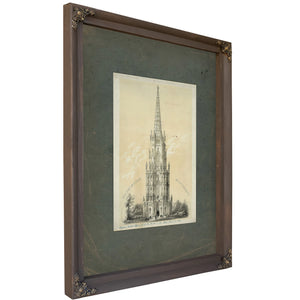 Washington Monument 1844 — Bourbon Framed Canvas Print | Bella Frye