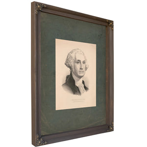 George Washington 19th Century 2 — Bourbon Framed Canvas Print | Bella Frye