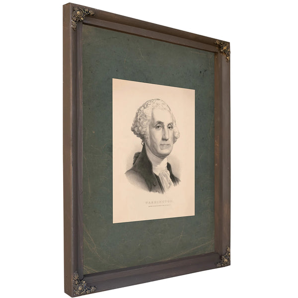 George Washington 19th Century 2 — Bourbon Framed Canvas Print | Bella Frye