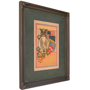 Spanish American Soldiers and Flags 1898 — Bourbon Framed Canvas Print | Bella Frye