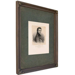 C Downing Delegate to Congress From the Territory of Florida 19th Century — Bourbon Framed Canvas Print | Bella Frye