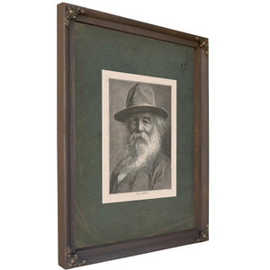 Walt Whitman 19th Century — Bourbon Framed Canvas Print | Bella Frye