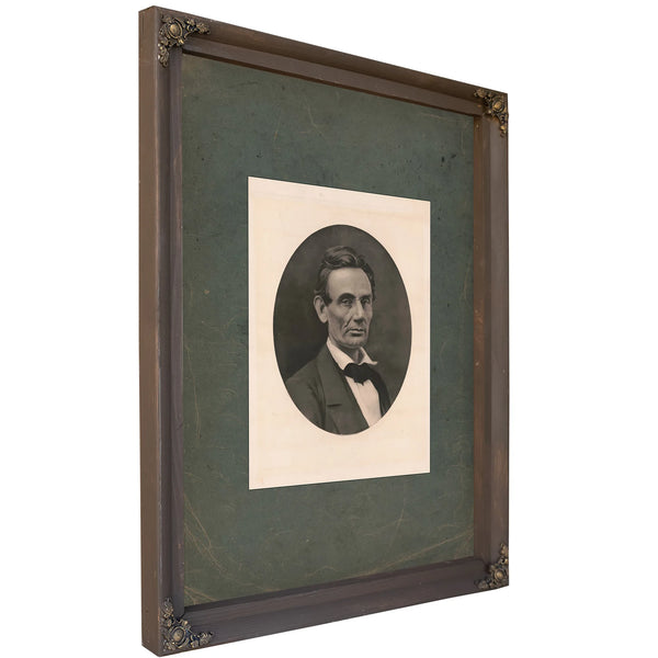 Abraham Lincoln 19 — Bourbon Framed Canvas Print | Bella Frye