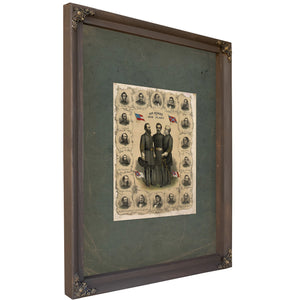 Our Heroes and Our Flag 1896 — Bourbon Framed Canvas Print | Bella Frye