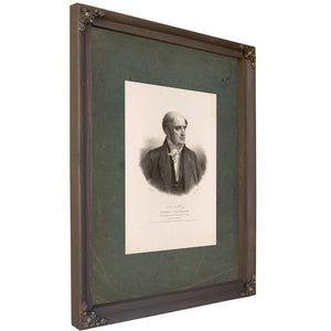 Levi Woodbury Secretary of the Treasury 1837 — Bourbon Framed Canvas Print | Bella Frye