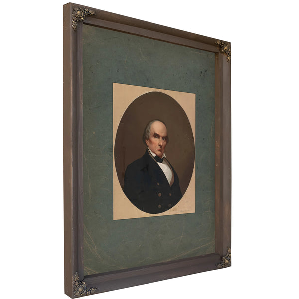 Daniel Webster 1865 — Bourbon Framed Canvas Print | Bella Frye