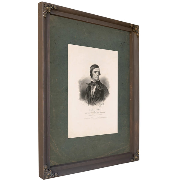 Henry a Wise Representative From Virginia 184 — Bourbon Framed Canvas Print | Bella Frye