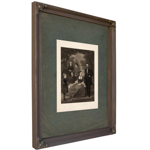 Ulysses S Grant His Family 1868 — Bourbon Framed Canvas Print | Bella Frye