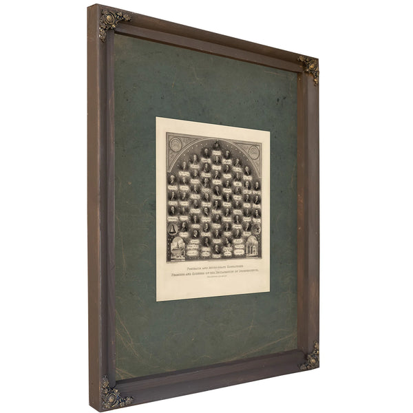 Portraits and Autograph Signatures of the Framers and Signers of the Declaration of Independence Philadelphia July 4th 1776 1